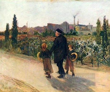  Jules Oil Painting - all souls day rural life Jules Bastien Lepage
